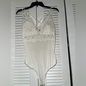 White Lace Bodysuit